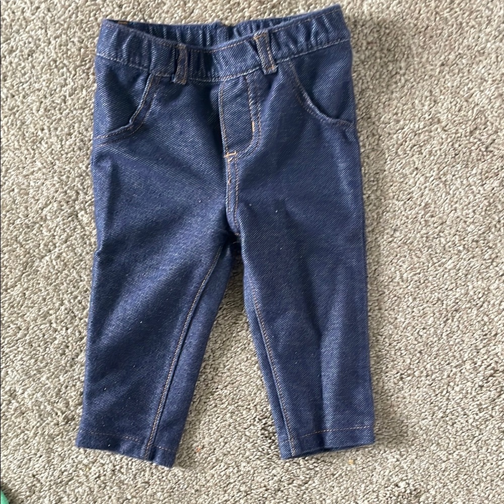 Carter’s Stretchy Baby’s Navy Blue Jean Leggings